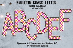 Bulletin Board Alphabet Letters Decor Ready to Print Product Image 1