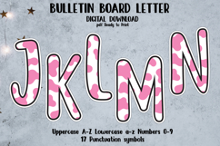 Bulletin Board Alphabet Letters Ready to Print Product Image 1