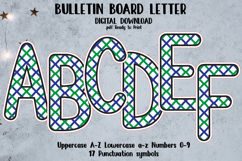 Bulletin Board Alphabet Letters Decor Ready to Print Product Image 1