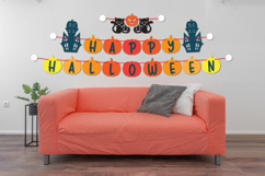 Halloween Banner Laser cut, Home Decor, Pumkin Decor Laser Product Image 1
