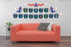 Halloween Banner Laser cut, Home Decor Product Image 1