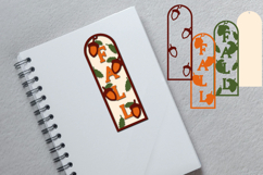 Fall Bookmark Papercut Layered Product Image 1