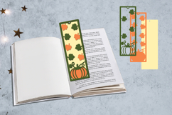 Fall Bookmarks Papercut Layered - Pumkin Bookmarks Product Image 1