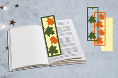 Fall Bookmarks Papercut Layered Product Image 1