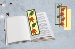 Fall Bookmarks Papercut Layered Product Image 1