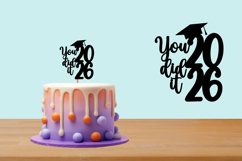 Class of 2026 svg, Graduation Topper 2026 Product Image 1