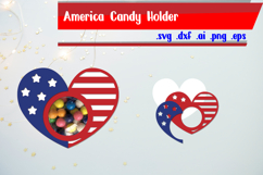 America Patriotic Candy Holder Product Image 1