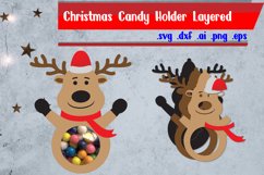 Deer Candy Holder | Christmas Candy Dome Product Image 1