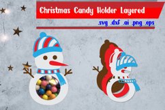 Snowman Candy Holder | Winter Candy Dome Product Image 1