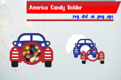 America Patriotic Candy Holder Product Image 1