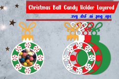 Christmas Ball Candy Holder | Christmas Ball Candy Dome Product Image 1
