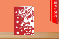 Halloween Card, Halloween Paper cut, Boo cut files Product Image 1