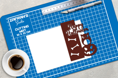 Halloween Card, Halloween Paper cut, Halloween cut files Product Image 2