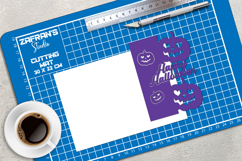 10 Halloween Papercut Bundle, Halloween Cricut cards Product Image 2