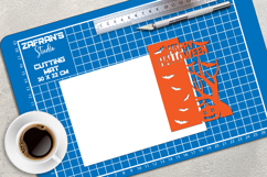 Halloween Card, Halloween Paper cut, Halloween cut files Product Image 2