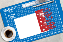 Halloween Card, Halloween Paper cut, Boo cut files Product Image 2