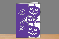 10 Halloween Papercut Bundle, Halloween Cricut cards Product Image 5