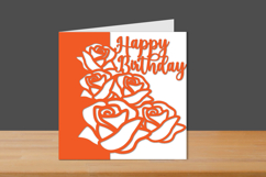 Birthday Papercut Card, Birthday Card, Birthday Cut files Product Image 1