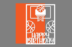 Birthday Basketball, Basketball Birthday, Basketball Card Product Image 1