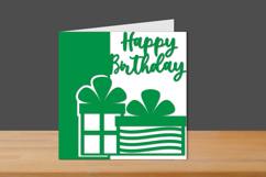 Birthday Papercut Card, Birthday Card, Birthday Cut files Product Image 1