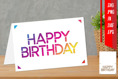 Simple Birthday Card, Birthday Insert Card, Cricut Joy Product Image 1