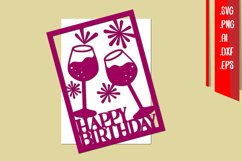 Happy Birthday Papercut, Birthday Cut Files Product Image 1