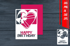 Birthday Card, Birthday Template, Happy Birthday, Gift Box Product Image 1