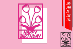 Happy Birthday Template, Birthday Papercut Product Image 1