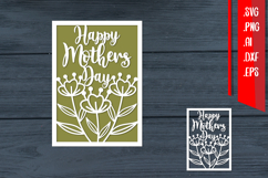 Happy Mothers Day, Mother Day Papercut Product Image 1
