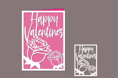 Happy Valentines, Valentines Papercut Product Image 1