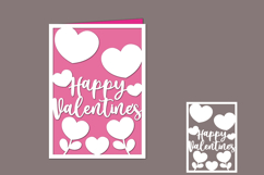 Happy Valentines, Valentines Papercut Product Image 1