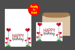 Birthday Card Watercolor Printable Product Image 1