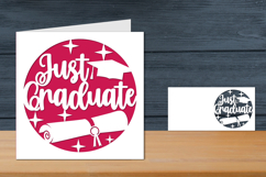 Just Graduate Card, Congratulations Card Product Image 1