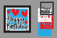 Happy Birthday Layered Papercut, Birthday Card Layered Product Image 1