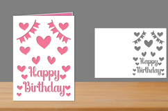 Birthday Card, Happy Birthday Papercut Product Image 1