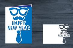 Happy New Year Card , Happy New Year Papercut Product Image 1