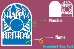 Personalised Birthday Card, Personalized Card Product Image 1