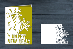 Happy New Year Card , Happy New Year Papercut Product Image 1