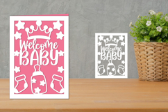 Welcome Baby Card, Baby Shower Card Product Image 1