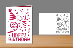 Birthday Card, Happy Birthday Papercut Product Image 1