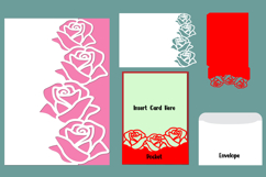 Trifold Pocket Invitation, Birthday, Wedding Product Image 1