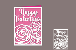 Happy Valentines, Valentines Papercut Product Image 1