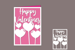 Happy Valentines, Valentines Papercut Product Image 1