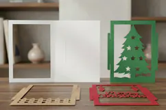 3D Christmas Layered Shadowbox Pop-up Card, Merry Christmas Product Image 2