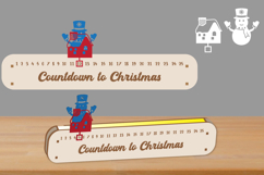 Christmas Countdown LED - Day Until Christmas svg Product Image 1