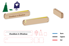 Christmas Countdown - Day Until Christmas svg - Holly Night Product Image 2