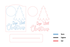BUNDLE | Christmas Countdown Laser cut - Day Until Christmas Product Image 3