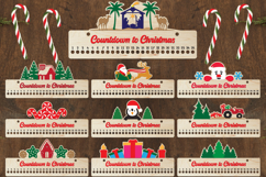 Christmas Countdown Bundle, Days Until Christmas Lasercut Product Image 1