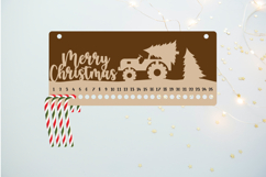 Christmas Calendar | Christmas Countdown | Candy Cane Product Image 1