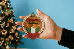 Day Until Christmas Countdown Laser Cut, Advent Calendar Product Image 1